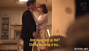 Giận gã chồng, vợ yêu sang nhà đưa bướm cho bạn thân của chồng địt